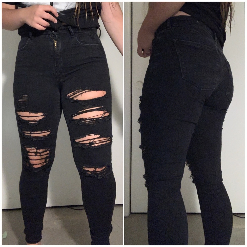 Curvy High Waisted AE Jeans